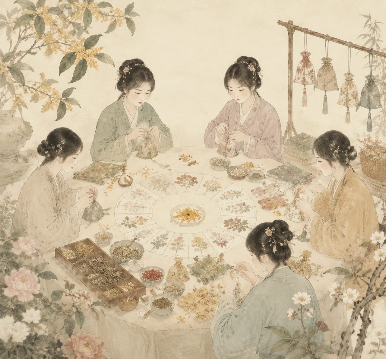 花信四时·节气香囊